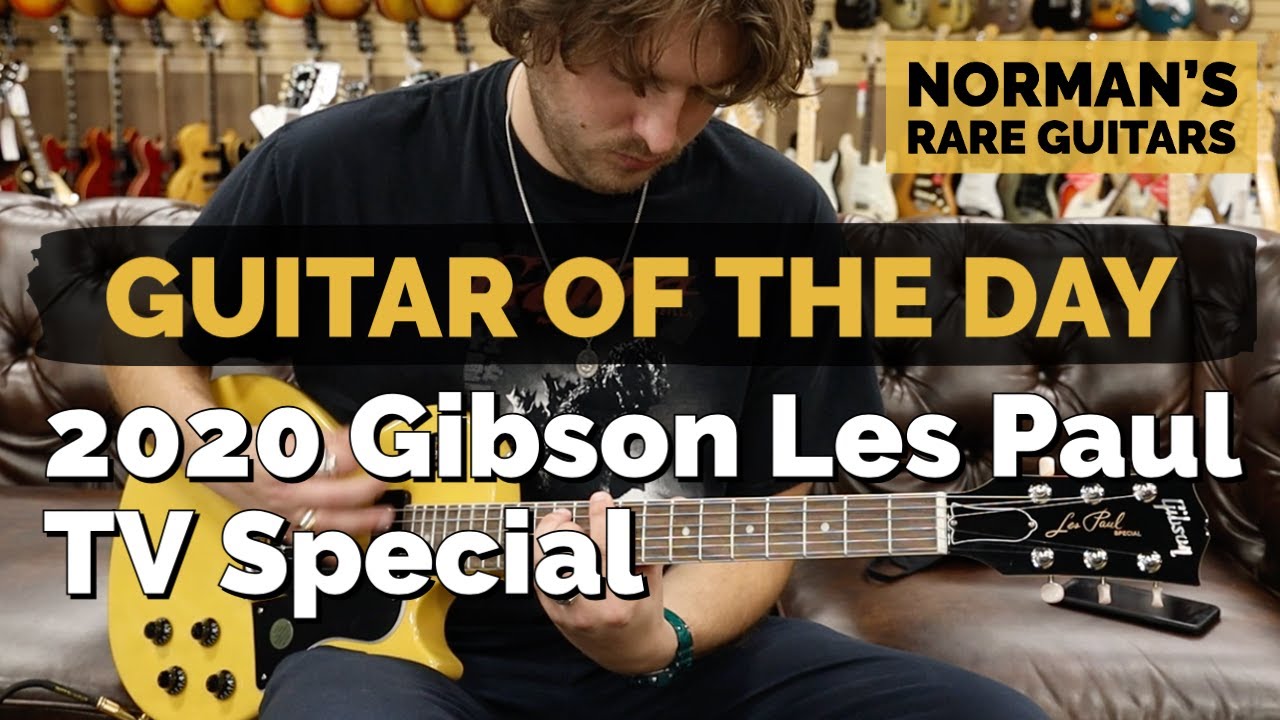 Guitar of the Day: 2020 Gibson Les Paul TV Special in TV Yellow | Norman's Rare Guitars