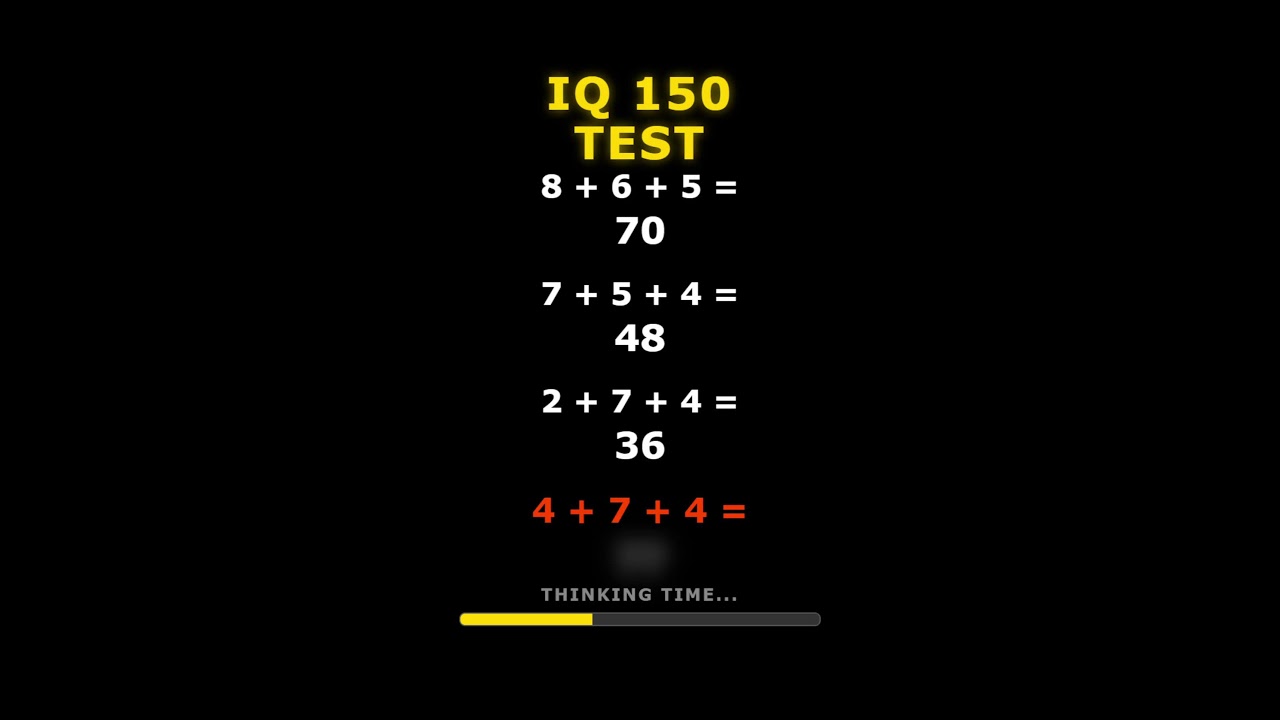 뇌가 젊어지는 시간! IQ 테스트 (실시간 두뇌운동) 