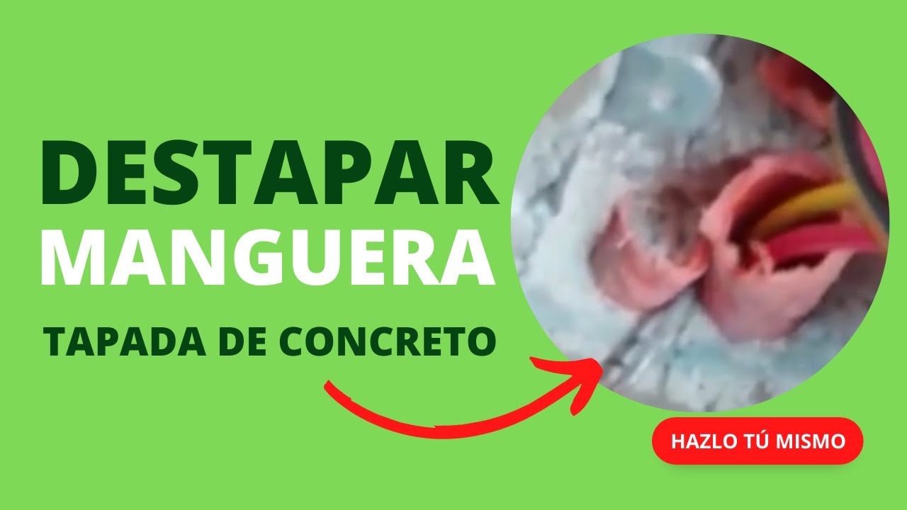 COMO DESTAPAR MANGUERAS DE INSTALACION EL&Eacute;CTRICA
