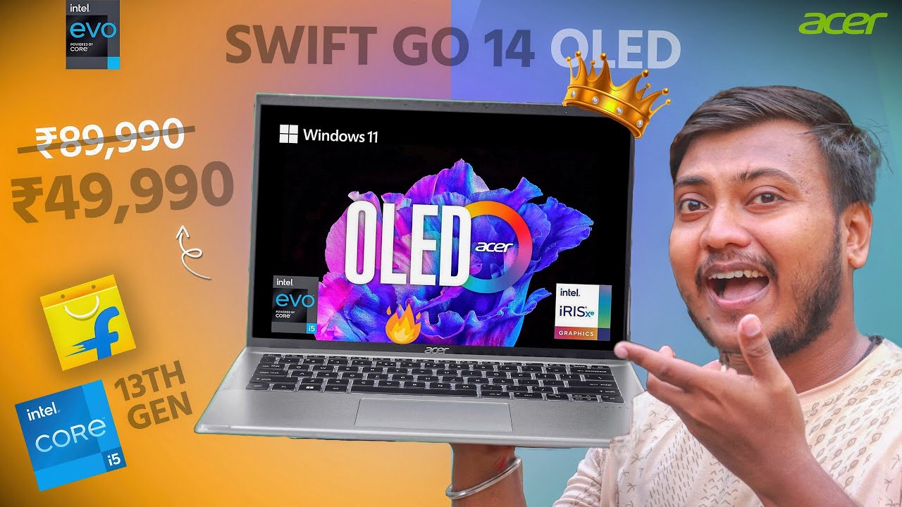 Acer Swift Go 14 OLED Laptop Review | ₹8̶9̶,9̶9̶0̶ | ₹49,990 | Best OLED Laptop Under 50000