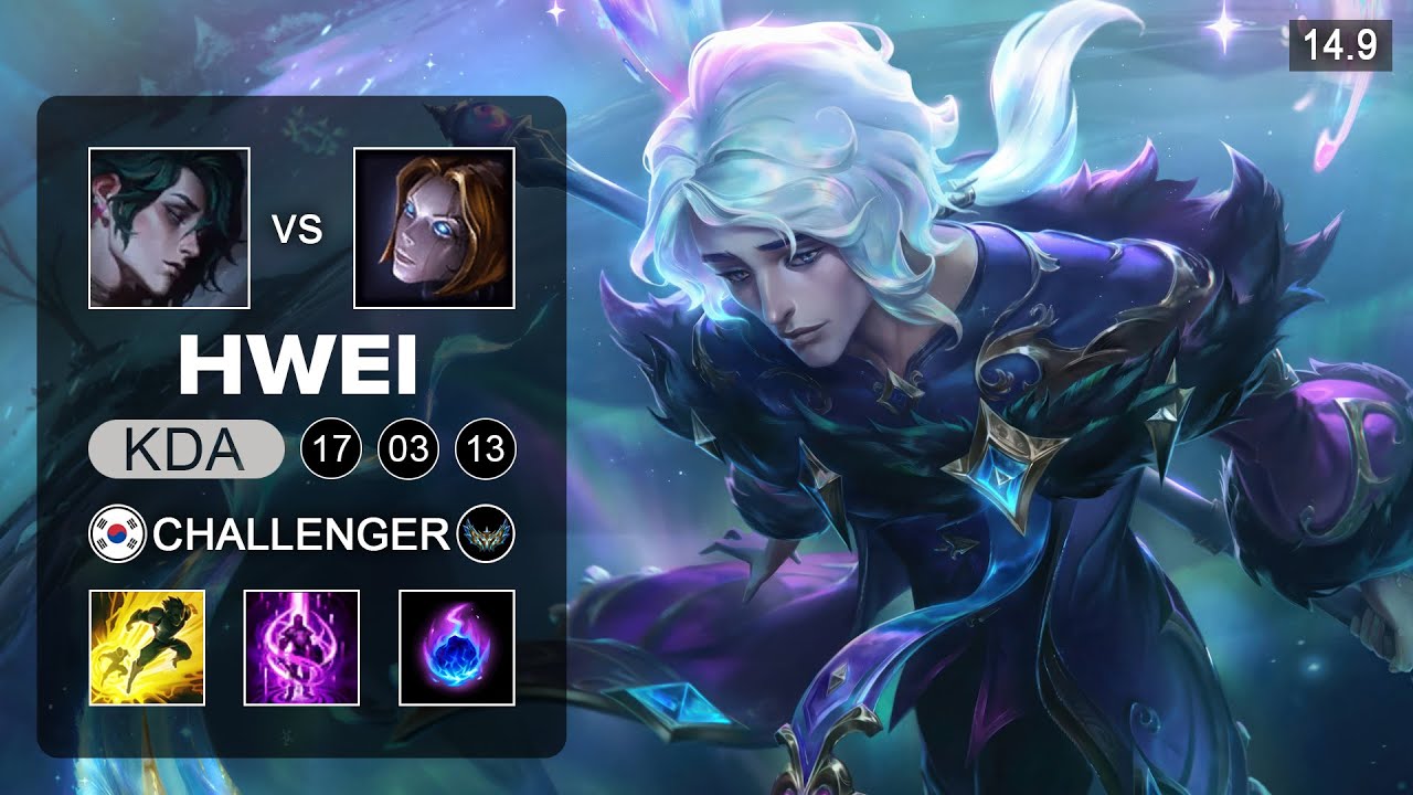 Hwei vs Orianna Mid - KR Challenger - Patch 14.9 Season 14