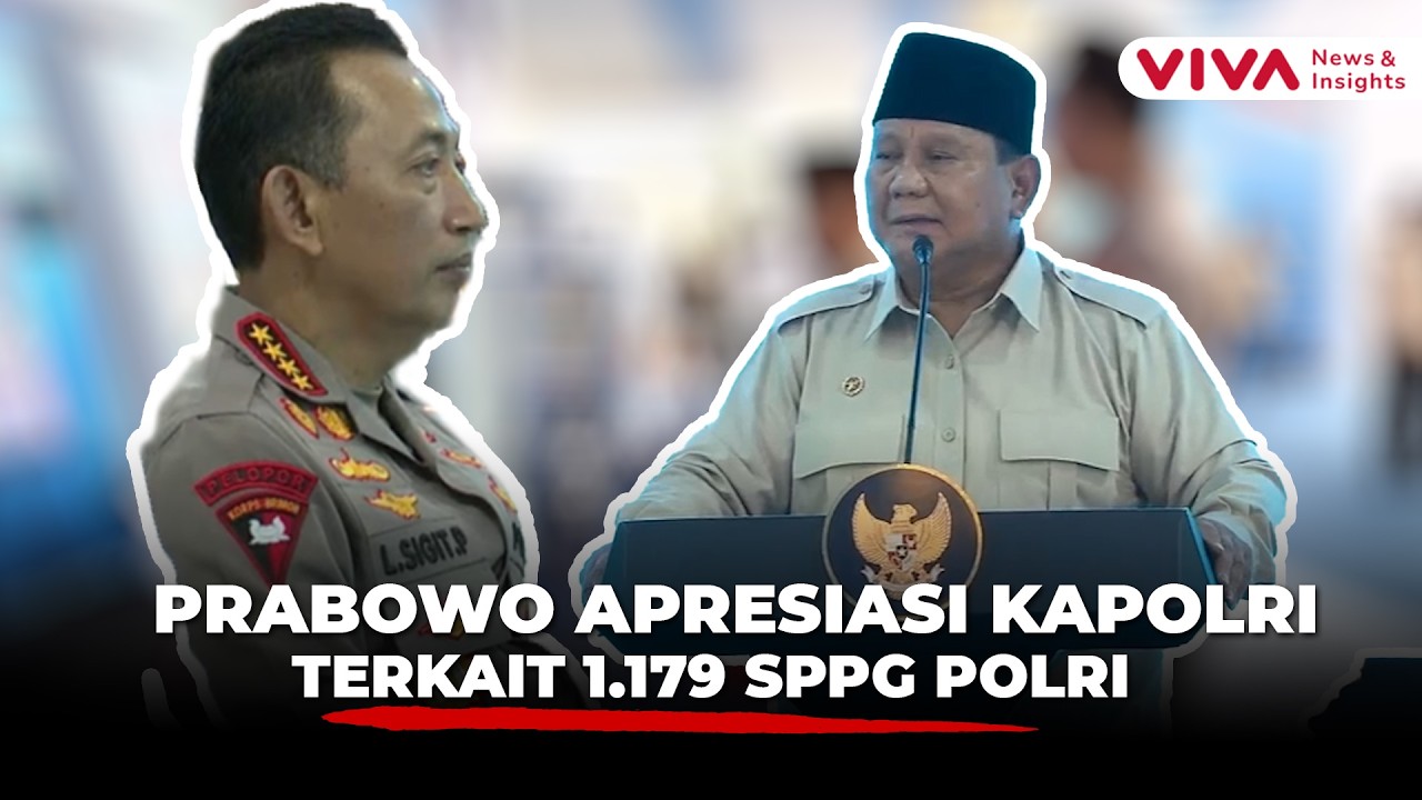 Full Pidato Prabowo di Peresmian 1.179 SPPG dan Gudang ketahanan Pangan Polri