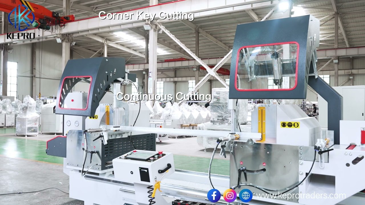 CNC Double Head Cutting Machine - CNC 190mm Cutting Inside 45 &90 LJZ2S 550x4600 CNC 