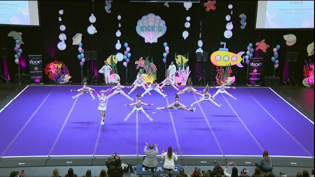 Dimension Cheerleading - Crazy6 - Worlds Open L6NT Coed - Run 2