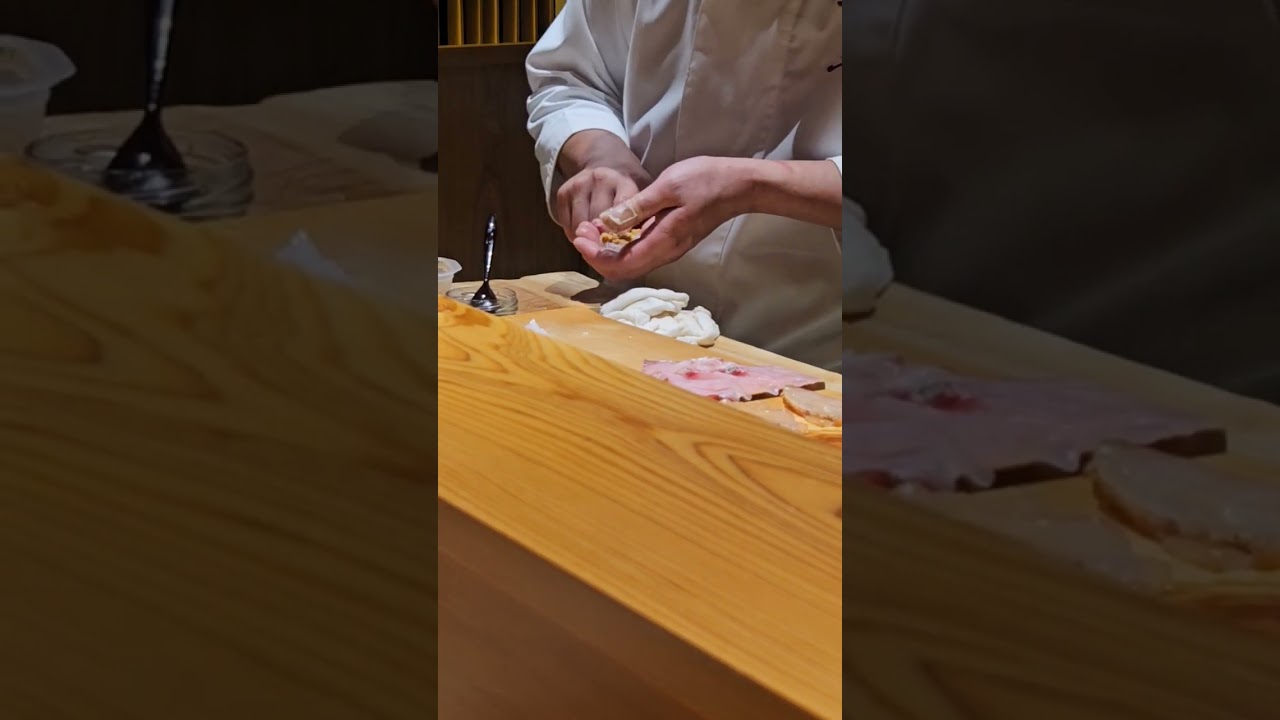 鮨 銚子のボタンエビ #okinawadelicious