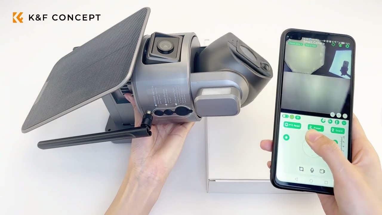WiFi security dual camera 4K UHD solar powered