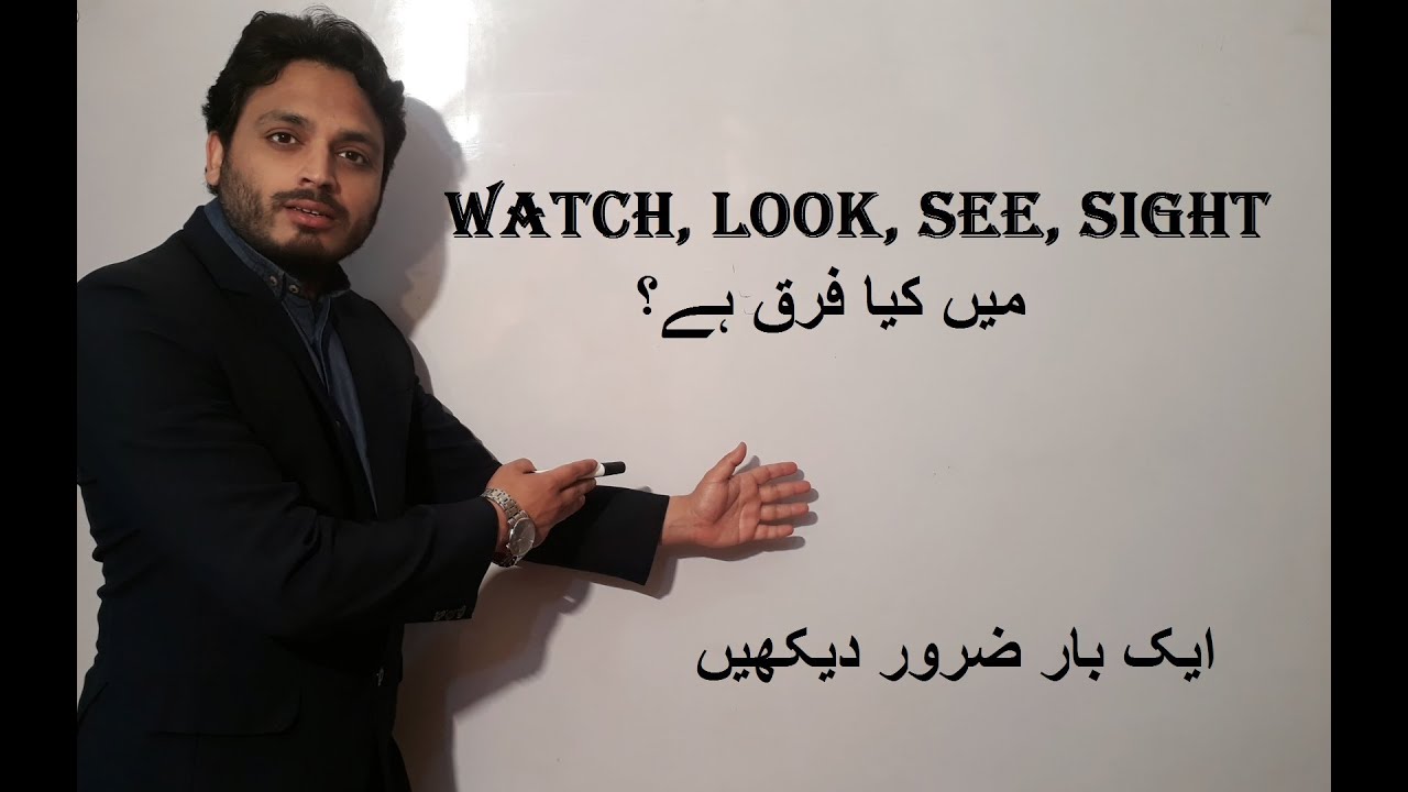 Watch, See, Look, and Sight | By Syed Ali Raza Kazmi