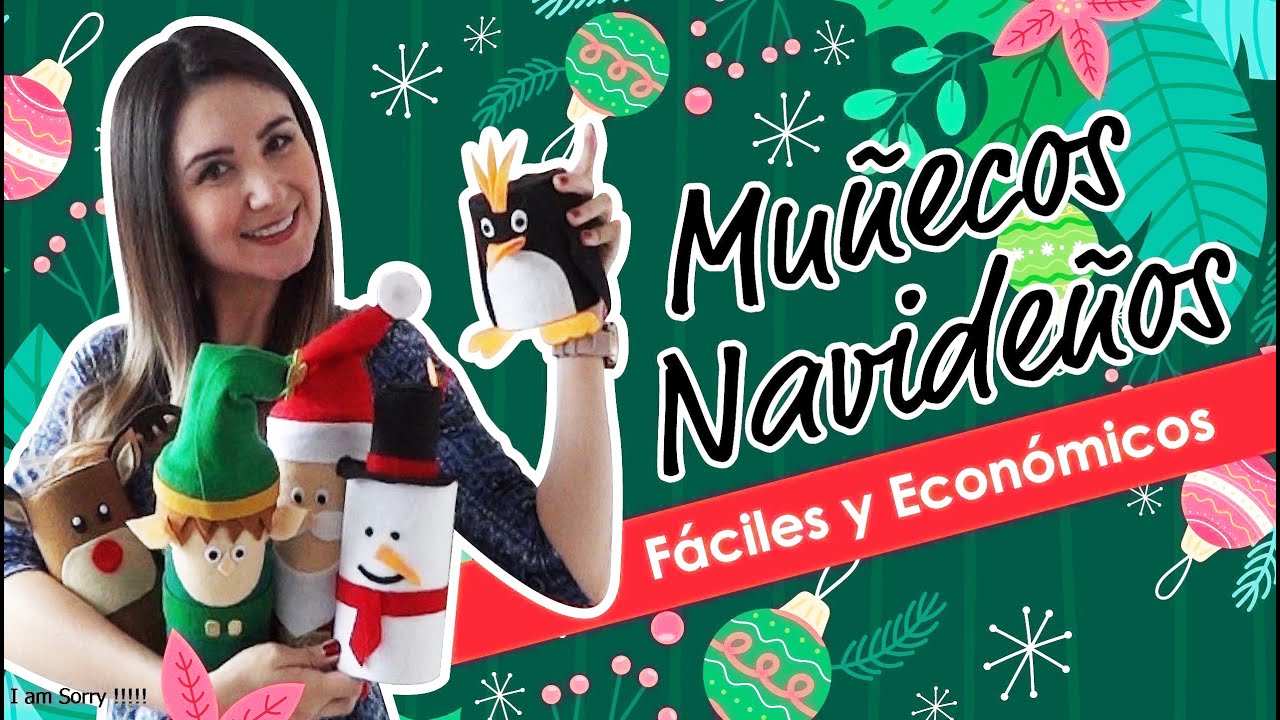 DIY | C&oacute;mo hacer mu&ntilde;ecos navide&ntilde;os f&aacute;ciles y econ&oacute;micos