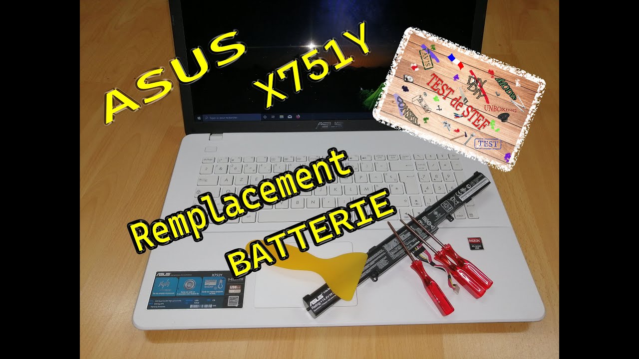 Remplacement batterie pc portable ASUS