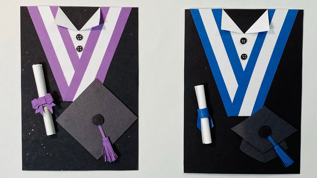 DIY 3D Graduation Card || Keds Vee&rsquo;s Art