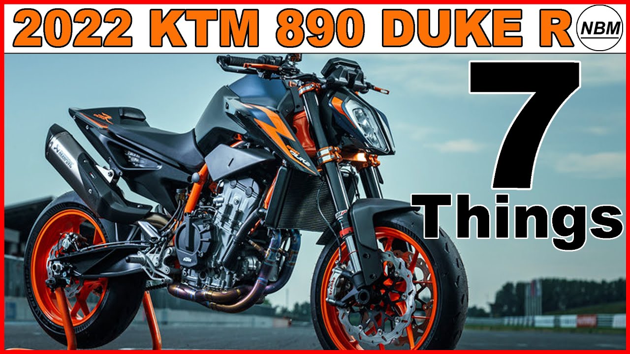 New 2022 KTM 890 Duke R, 7 Things to Know