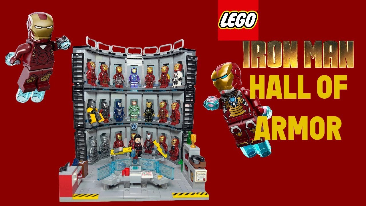 LEGO IRON MAN HALL OF ARMOR MOC! OVER 20 SUITS!