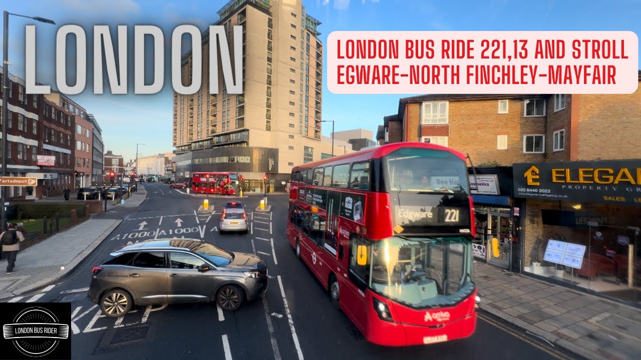 🎥 Join me on a Magical London Bus Journey from Edgware to Hanover Square! 🚌🇬🇧