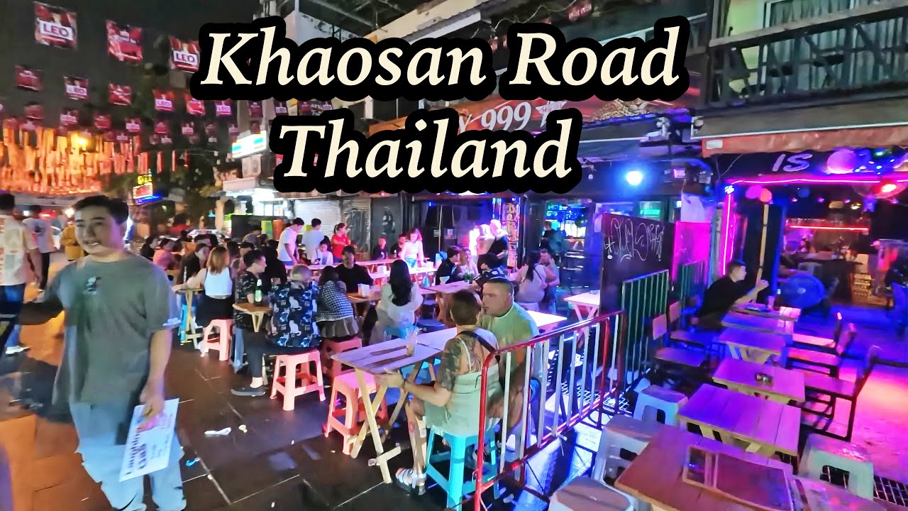 Thailand 26.12.2023 Bangkok Khaosan Road