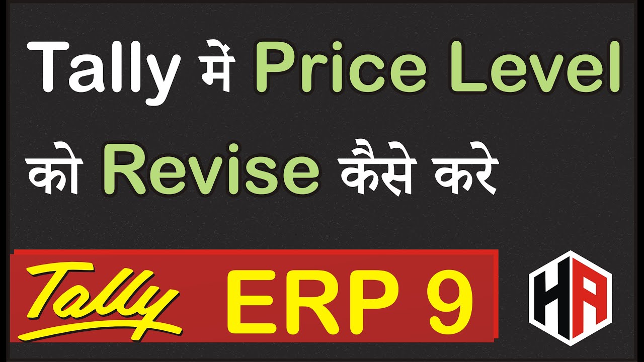 How to Revise Price Level in Tally ERP 9 | Price List Setup In Tally ERP 9 | Hetansh Academy