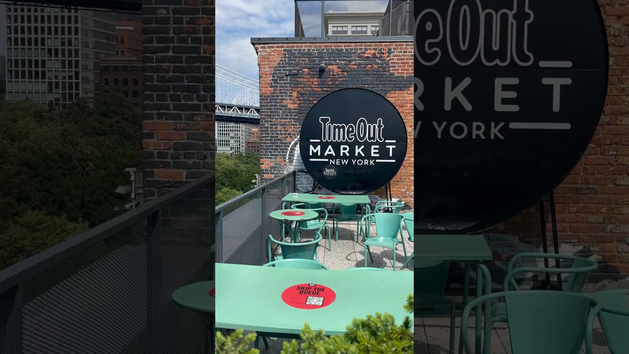 Time Out Market New York. Beautiful rooftop view #Travel #Places #Outdoors #Brooklyn