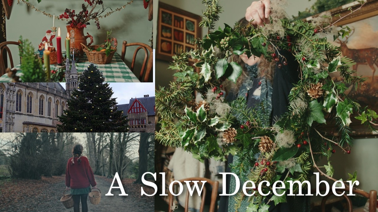 An English December🎄Foraging Wreaths, Festive Living & Cosy Homes