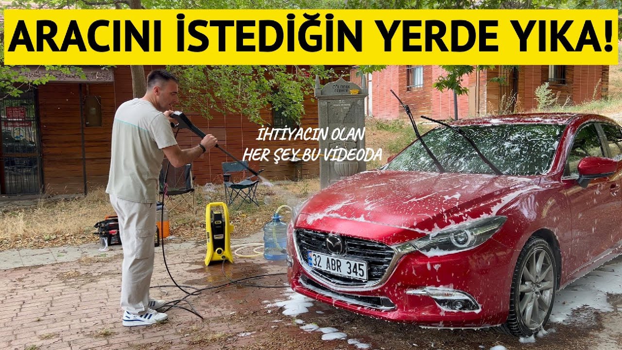 Karcher K2 Battery ile Aracını İstediğin Yerde Yıka I Gerekli Tüm Malzemeler Bu Videoda
