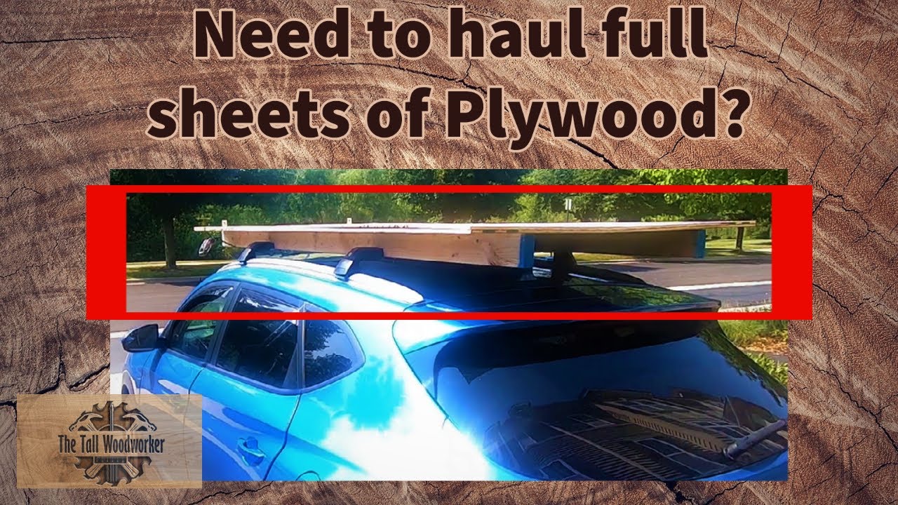 How I transport full sheets of plywood