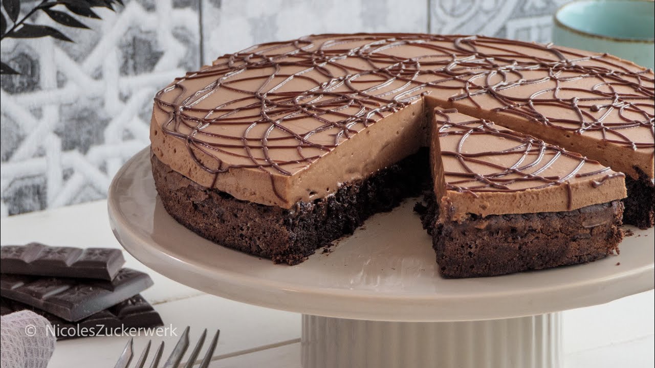 Bester Schokokuchen ever 🤤 | FUDGY Brownie-Torte 🍫 | super SCHOKOLADIG 🤤