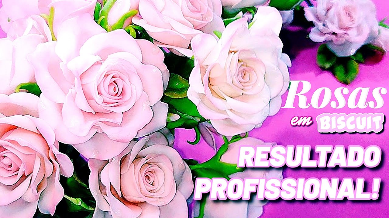 DESCUBRA O MÉTODO DE FAZER ROSAS EM BISCUIT COM RESULTADO PROFISSIONAL E CRIE INCRÍVEIS ARRANJOS!