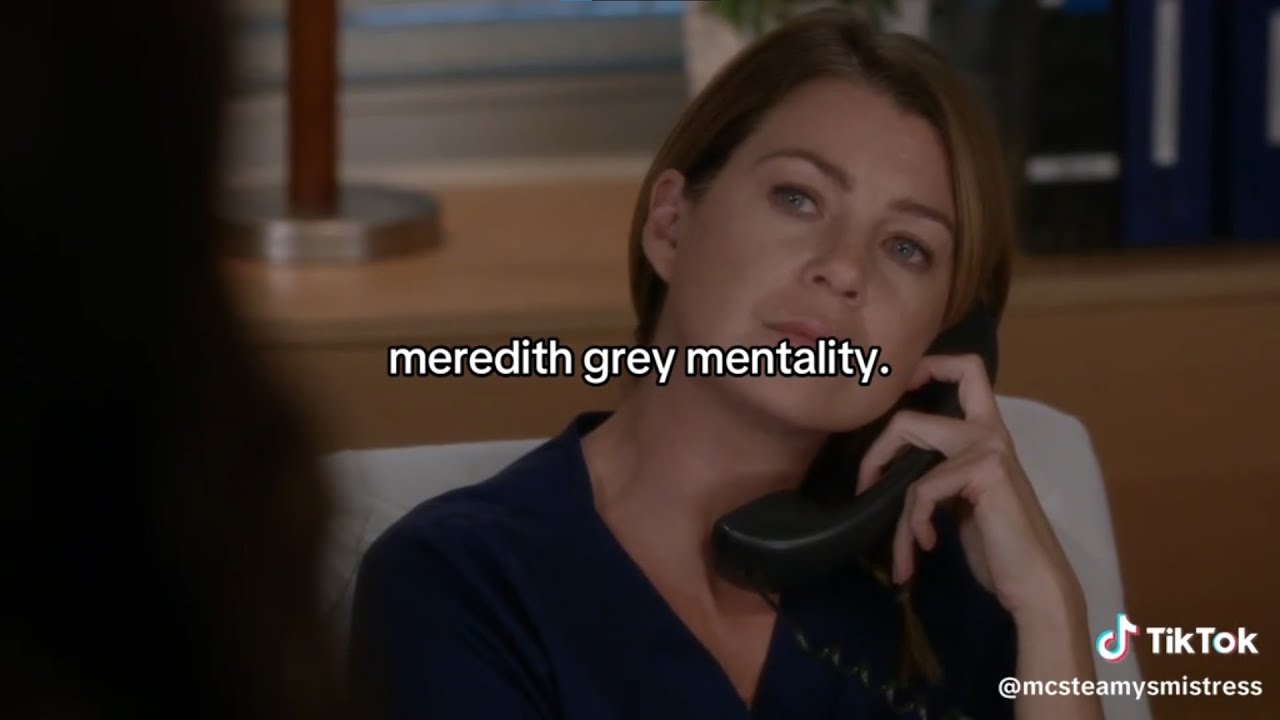 meredith grey mentality
