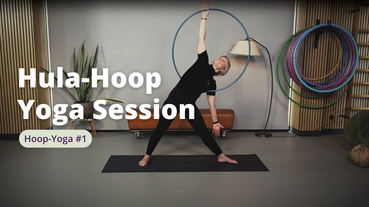 Hula-Hoop-Yoga Session
