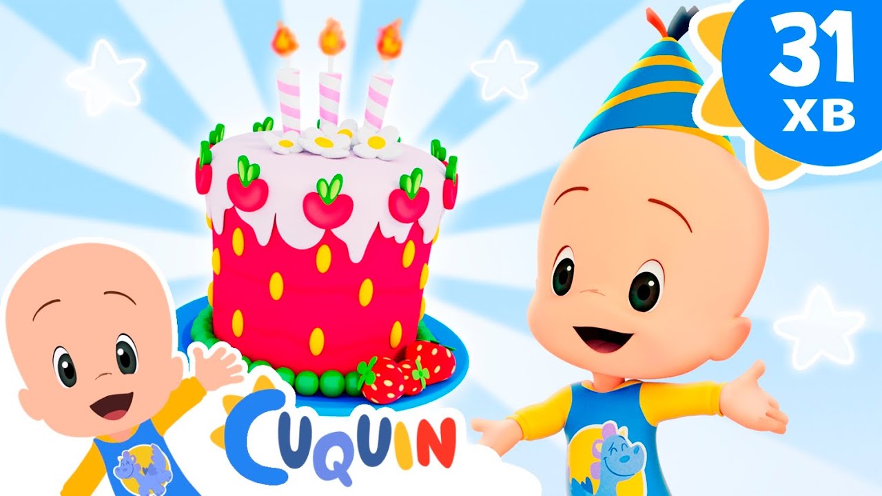 Клео та Кукiн 🎂 З Днем народження 🥳 Збірник дитячих пісень  | Cleo & Cuquin