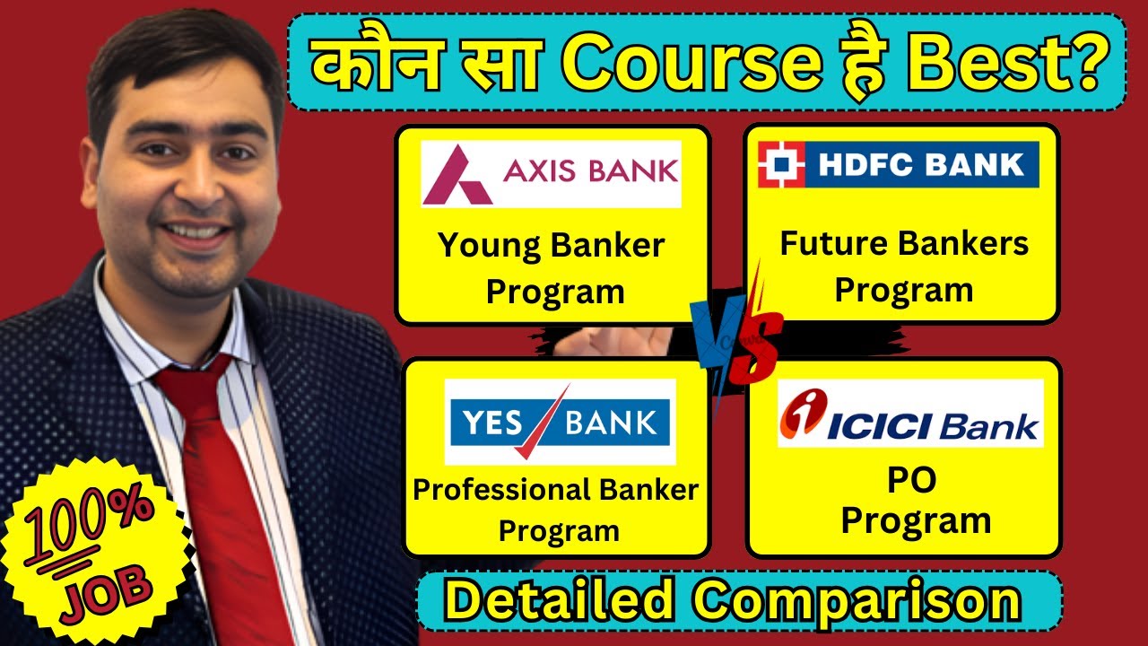 ICICI PO Programme v/s Axis Young Banker Program v/s HDFC Future Bankers Program v/s Yes Bank Course