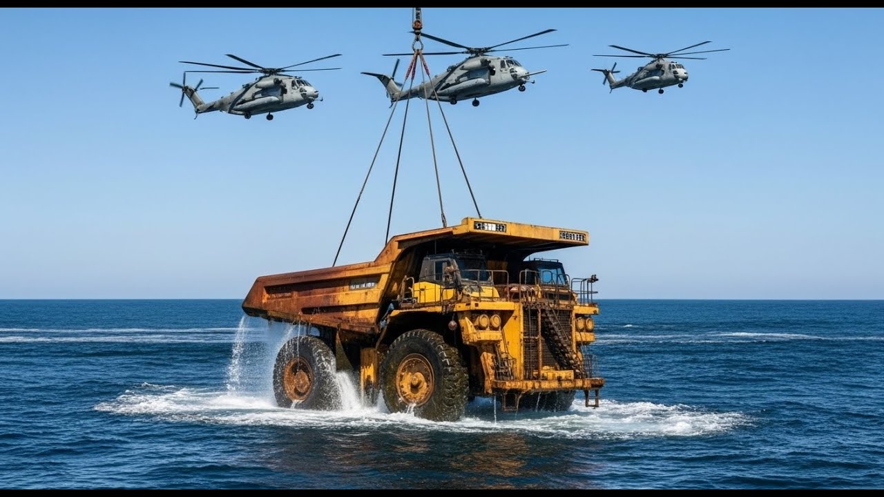 Salvaging & Restoring a Giant Komatsu 930E Mining Truck from the Ocean Floor (Full Process) 🚛🌊🛠️