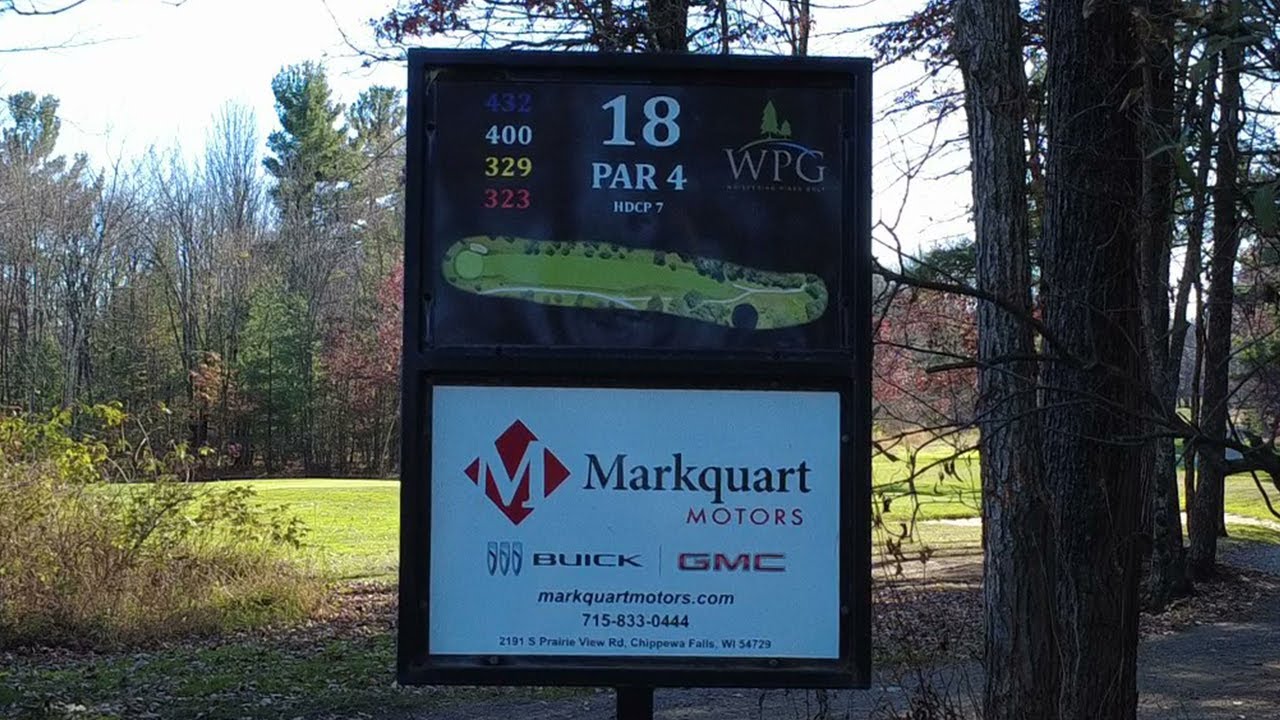 Hole 18 - Whispering Pines Golf Course - Cadott WI