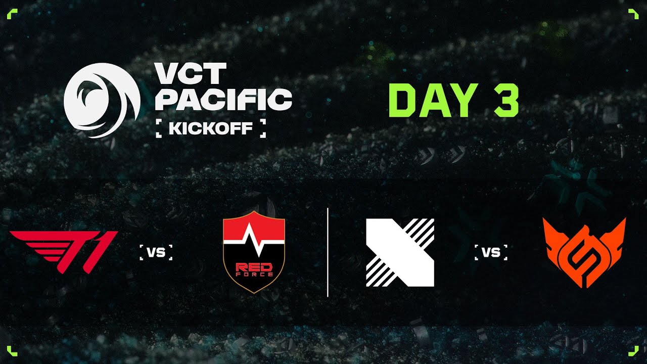 T1 vs NS / DRX vs FS - VCT 퍼시픽 - 킥오프 - 상위조 라운드 1 - DAY 3
