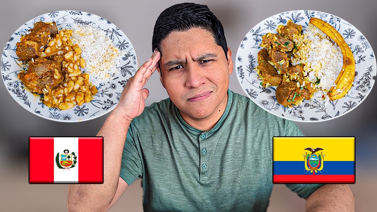 SECO de CARNE a la NORTEÑA 🇵🇪vs SECO de CARNE ECUATORIANO 🇪🇨 ¿Cuál es Mejor?