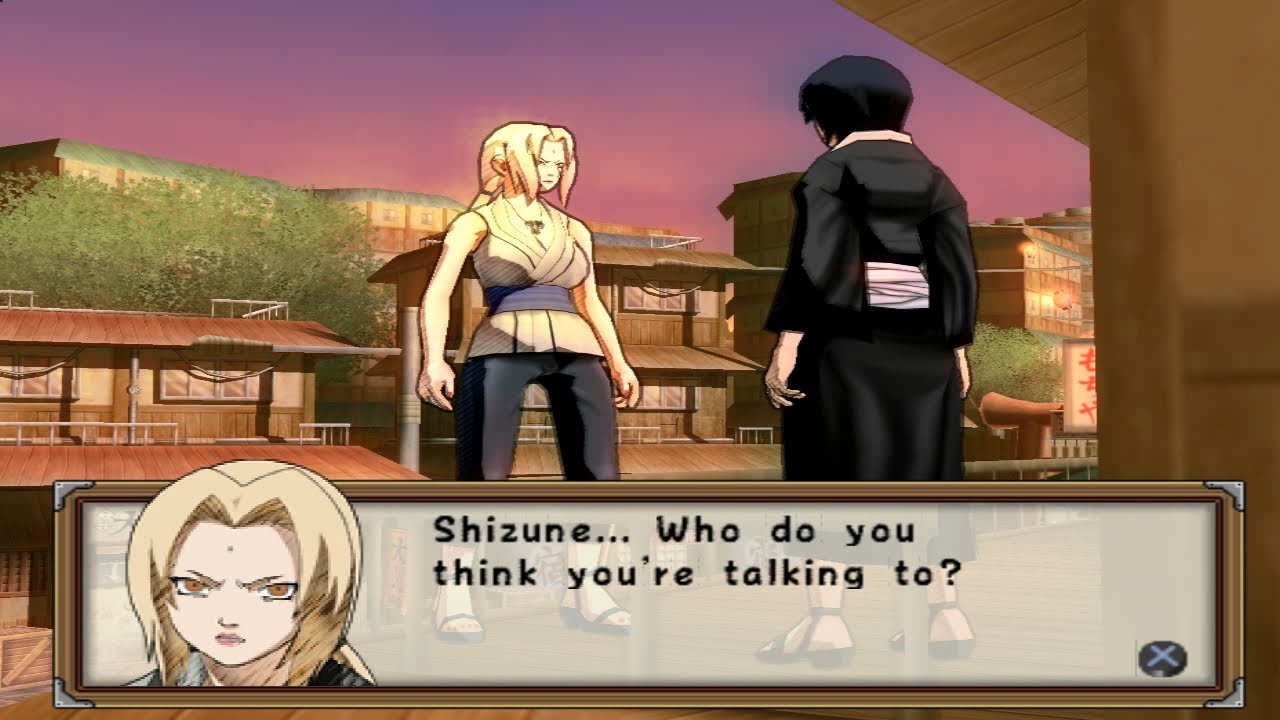 (PCSX2) Naruto Ultimate Ninja 2 Walkthrough Part 23 Shizune vs Tsunade (The Sannin) (720p)