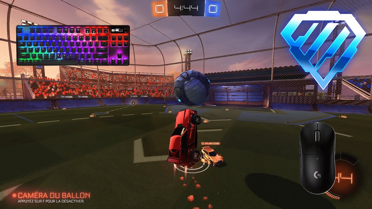 Rocket League 2v2 🏆 4K 240FPS Diamond Gameplay 😴