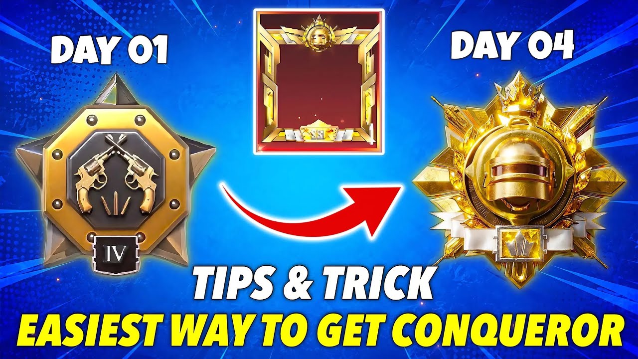 🔥How to Reach Conqueror in 4 Days😍 | BGMI 4.6 Solo, Duo & Squad Rank Push Tips