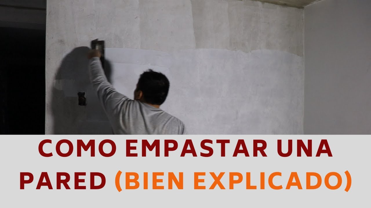 Como empastar una pared nueva PASO A PASO en el 2023
