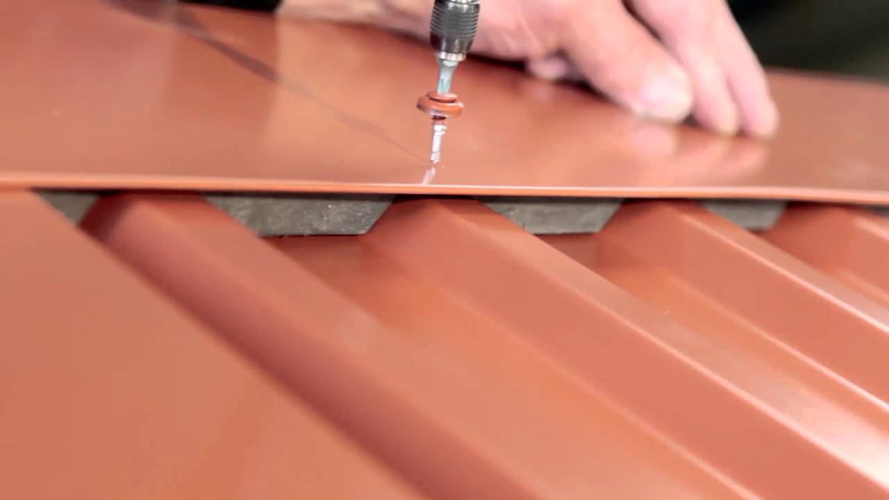 DS Stålprofil - First ohne Belüftung - DS Stahltrapezprofil