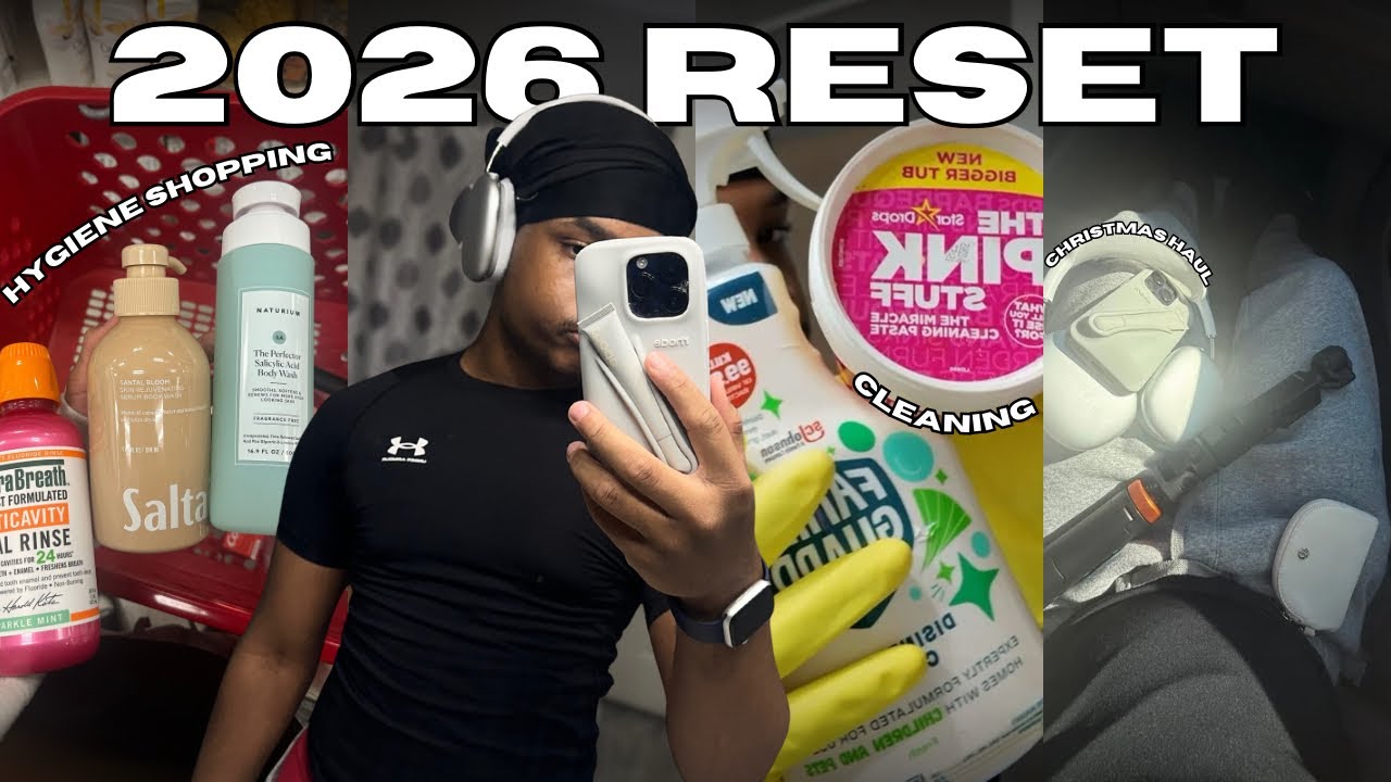 Preparing for 2026 + Christmas haul, Hygiene Shopping, Cleaning.