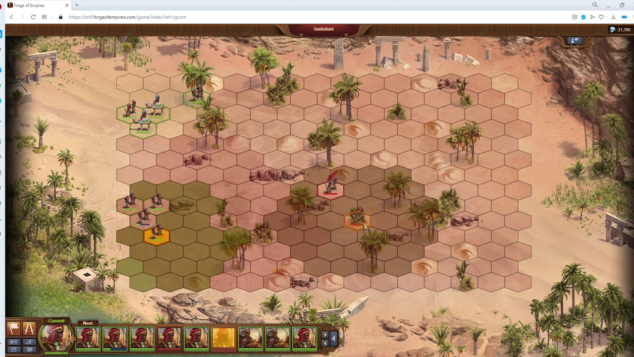 FoE Ancient Egypt - Fighting 3rd battle