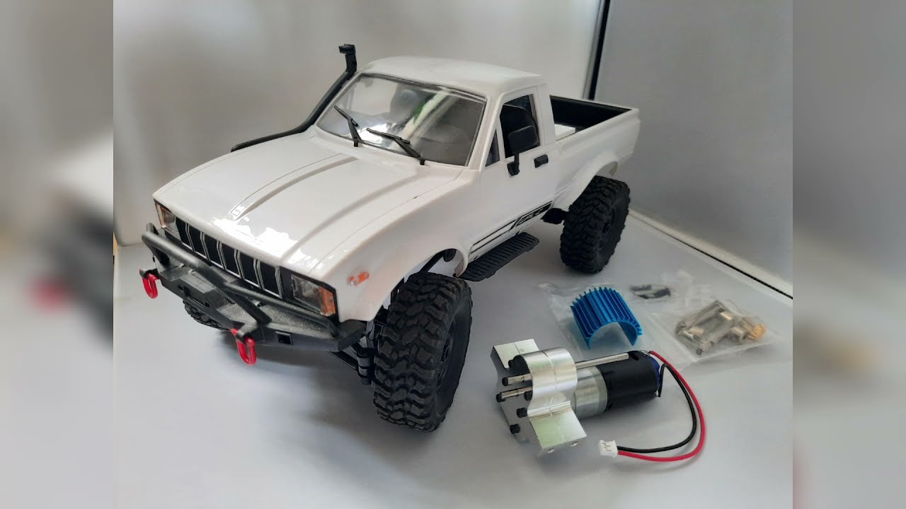 WPL C24 upgrade - 370 motor, gearbox
