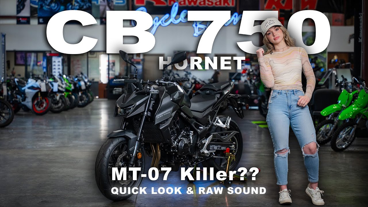 Обзор Honda CB750 Hornet 2025 года | Посадка на мотоцикле Short Rider, чистый звук и характеристики