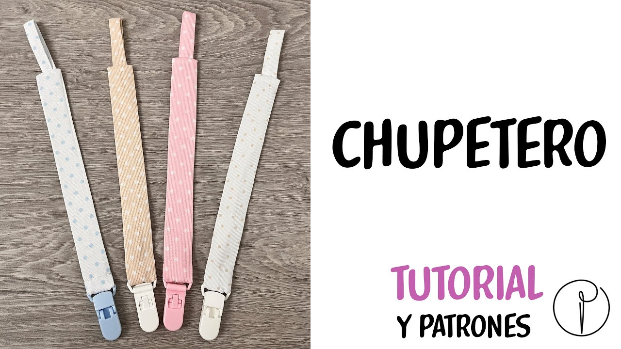 Cómo hacer un Chupetero de tela. Patrón Gratis. DIY