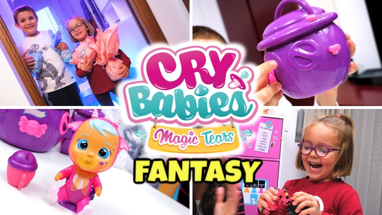 Nuovi CRY BABIES MAGIC TEARS FANTASY  🦄 con Lacrime Blu
