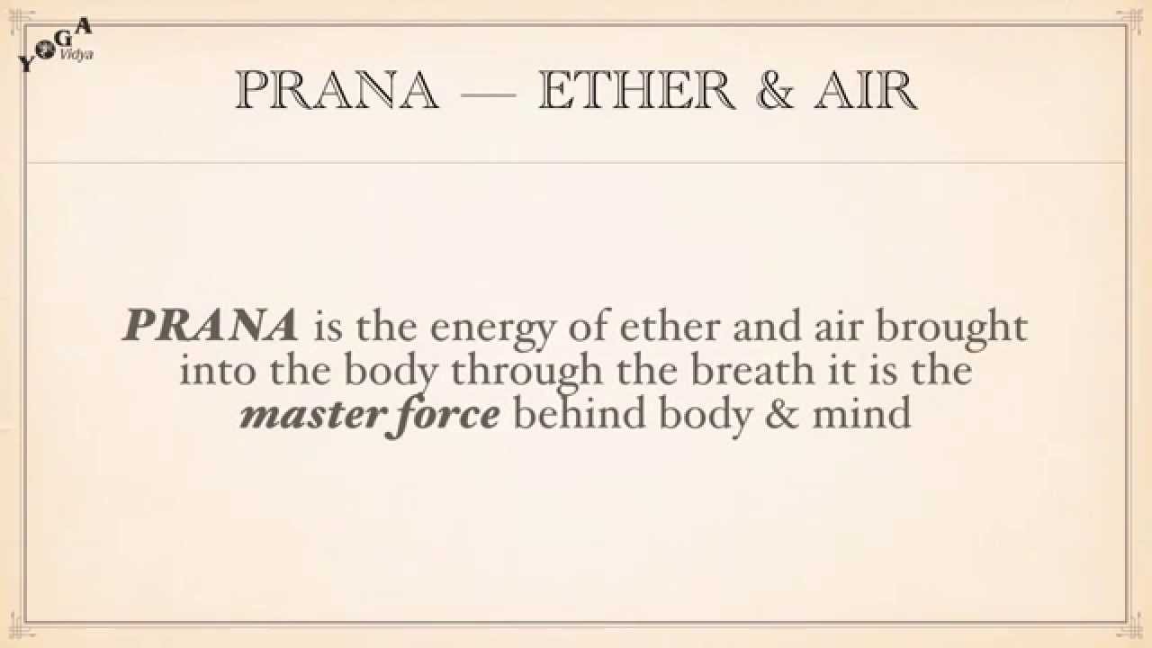Subtle Energies of the Mind - Prana: Tejas: Ojas