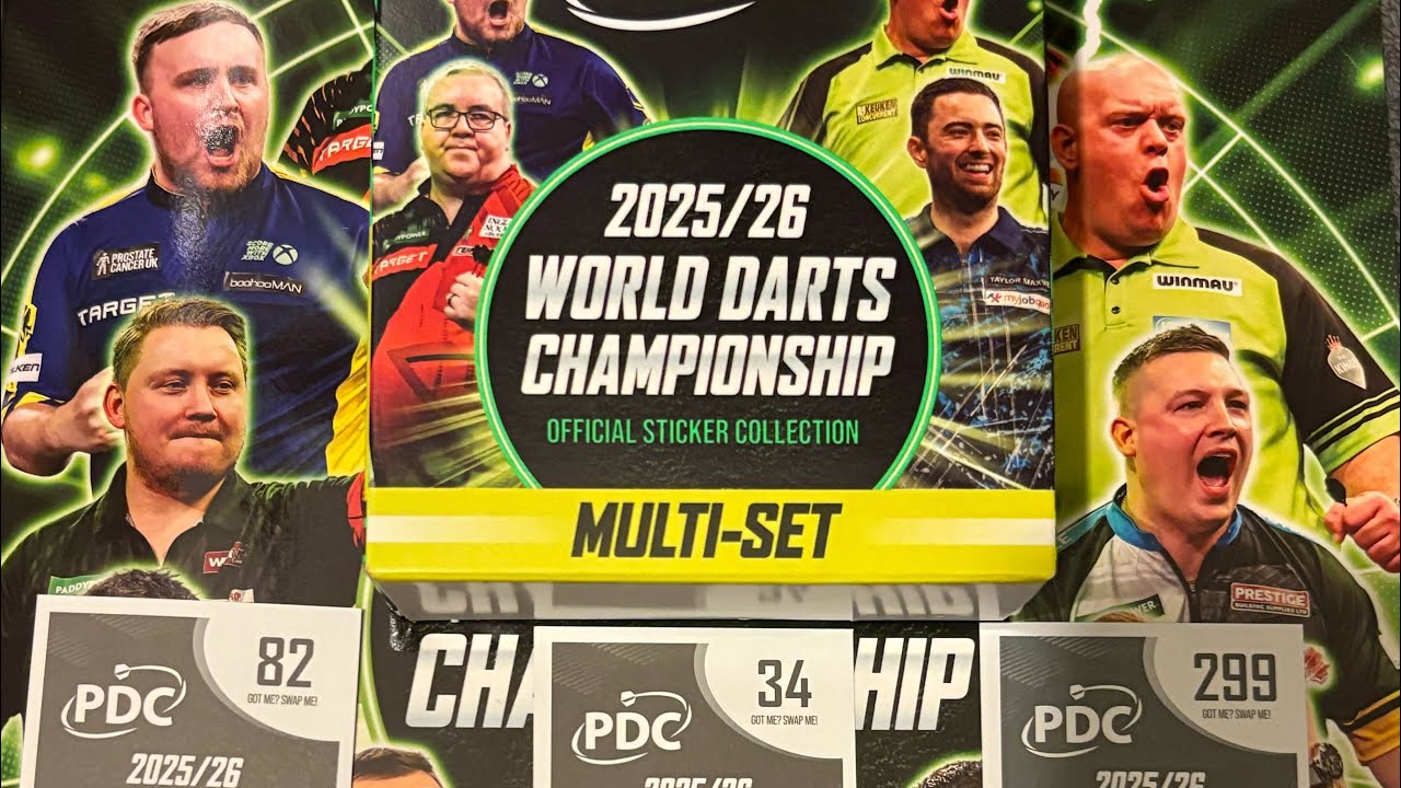 Panini PDC Sticker Unboxing(Legends, 9 Dart Heros and World Class Players)