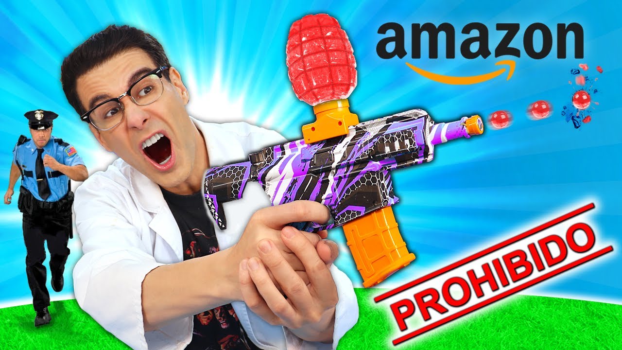 Compré las PISTOLAS DE HIDROGEL PROHIBIDAS en Amazon