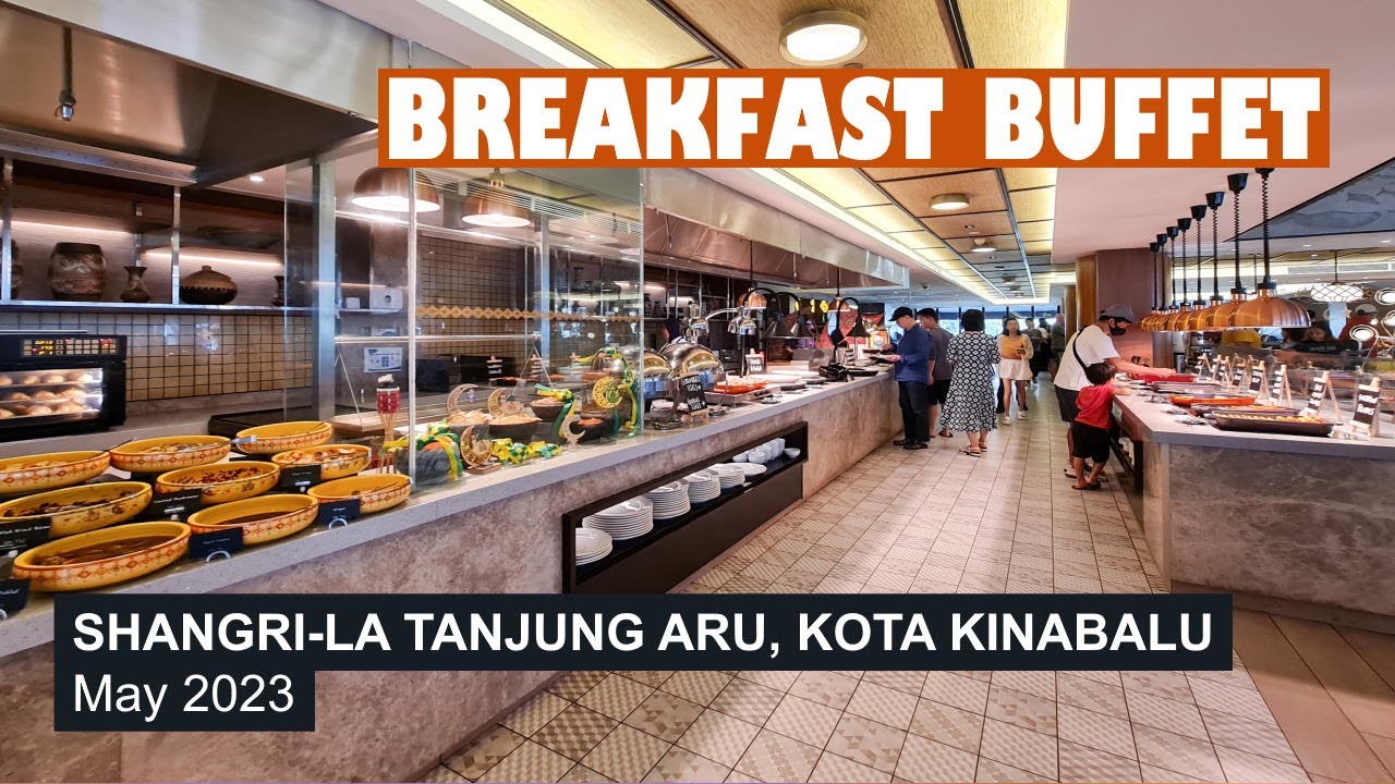 Breakfast Buffet at Shangri-La Tanjung Aru, Kota Kinabalu | Hotel Buffet 🇲🇾