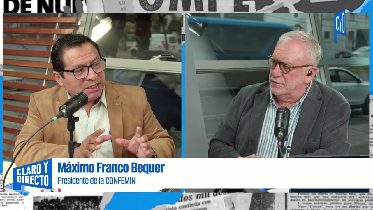 Habla Máximo Franco Bequer (presidente de la Confemin) sobre la minería artesanal con A3R