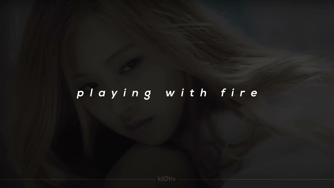 blackpink - playing with fire (sped up + reverb)